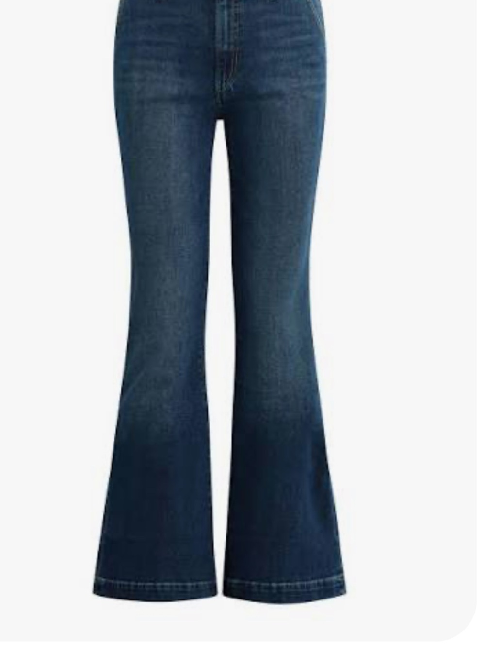 Joe's Jeans Dark Blue Flare High-Rise Denim